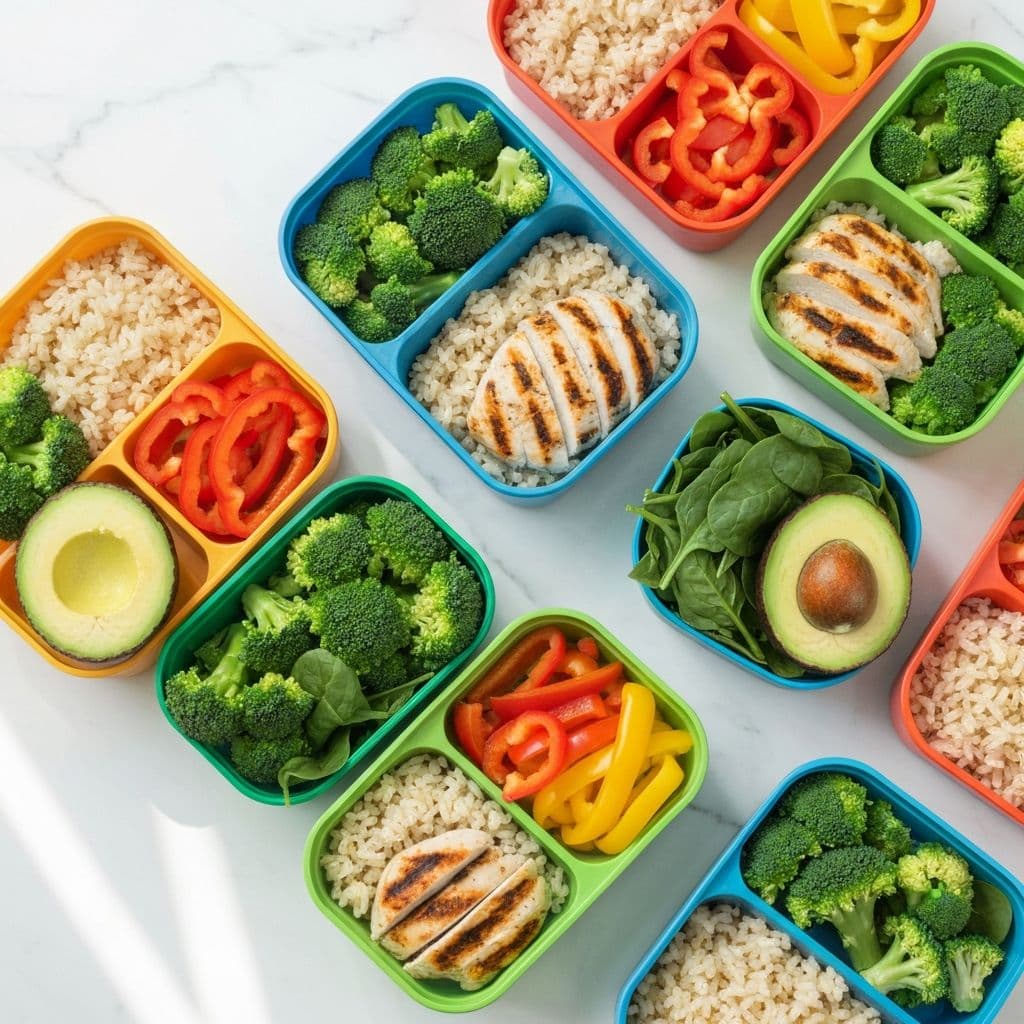 Cómo preparar tu semana de comidas en 1 hora